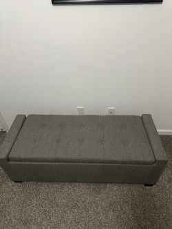 Grey Ottoman