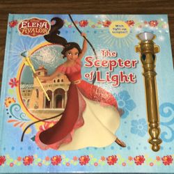 NEW Disney Elena Avator The Skepter of Light Skepter & Book