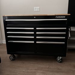 Husky 46in. 9 Drawer Mobile Work Bench 