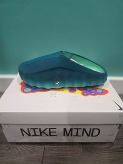 Nike Mind 001 Slide Geode Teal Light Menta Size 11M 1000% Authentic