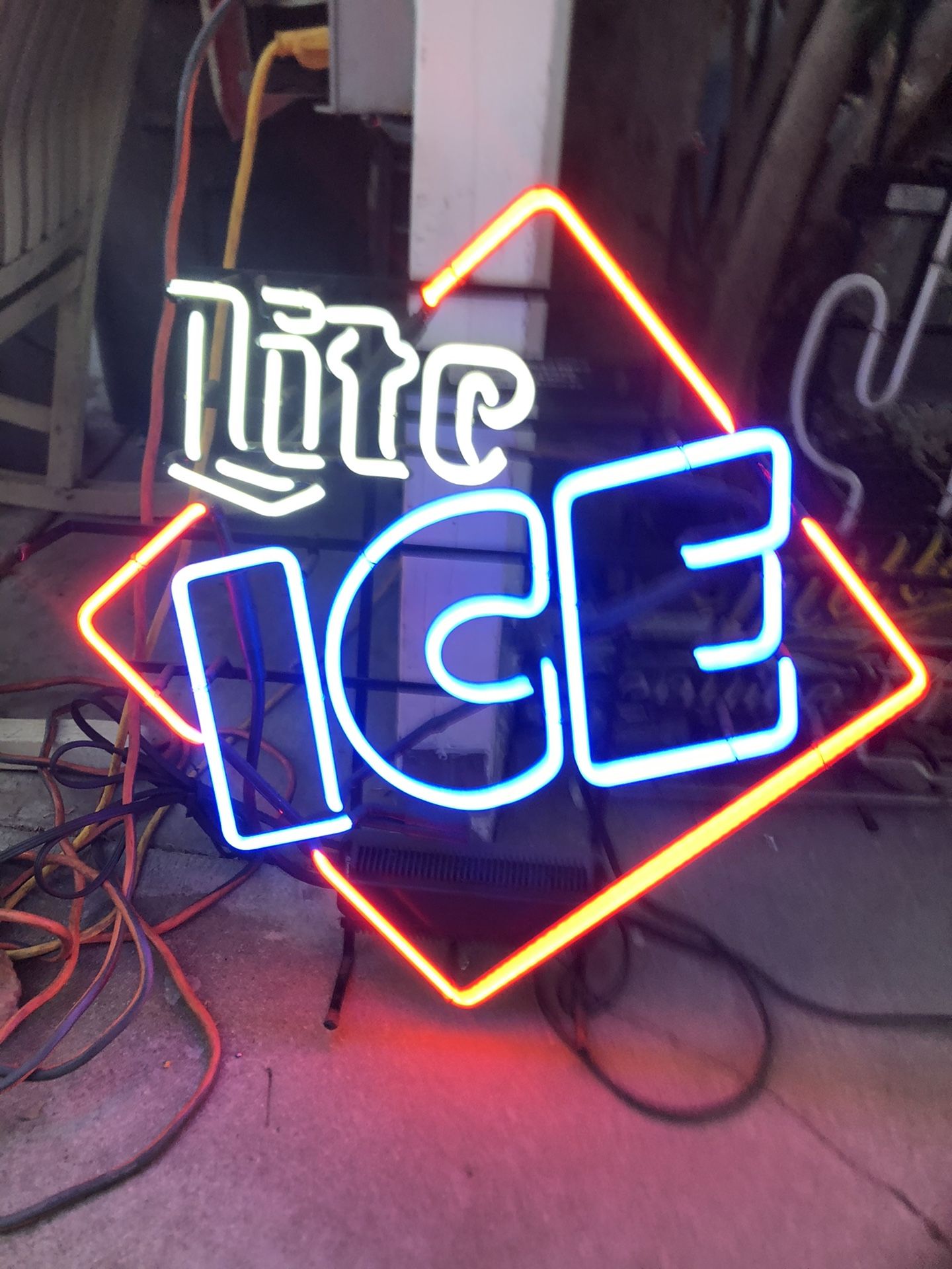 Miller Lite Ice Neon Light Sign