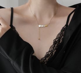 Sterling silver shell necklace