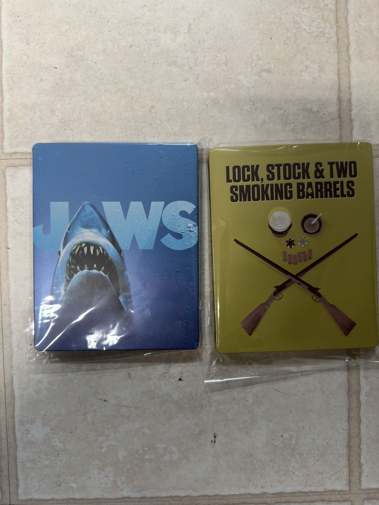 Jaws 4K Steelbook And Lock Stock & Two Smoking Barrels