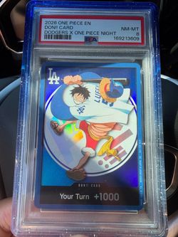 Dodger DON!! Luffy PSA 8