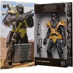 HASBRO STAR WARS BLACK SERIES  BLACK KRRSANTAN 6" ACTION FIGURE