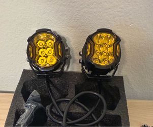 Amber LED Fog lights 3” NEW KIT