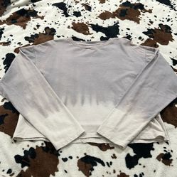 ISA & ELLA long sleeve tie dye crop sweater top Sweatshirt  girls Youth Size  Xl Extra Large