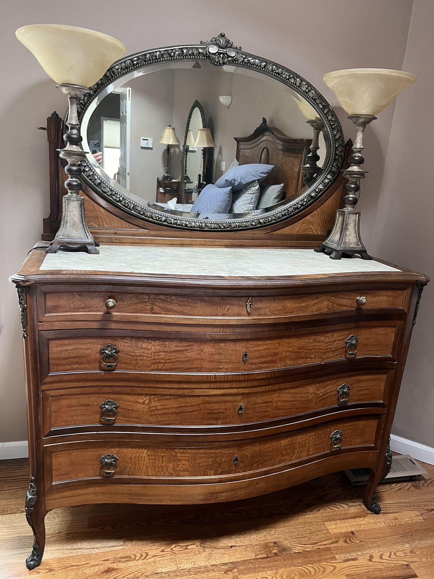 French Bedroom Set (sold As Set Only)