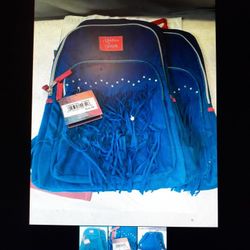 Kids Fancy Turquoise Backpack NEW