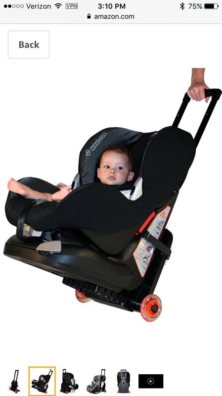 GoGo Babyz Travelmate car seat travel carrier