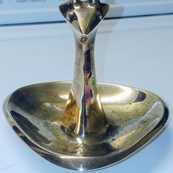 Jonathan Adler Brass Giraffe Jewelry Ring Holder