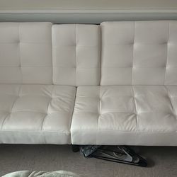 white futon