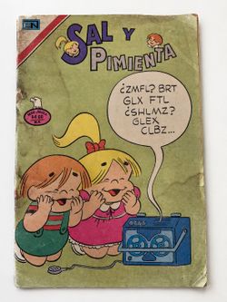 Sal y Pimienta Comic 1979 | Vintage Mexican Comic | Editorial Novaro