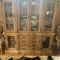 Wood Wall China Vitrine $130