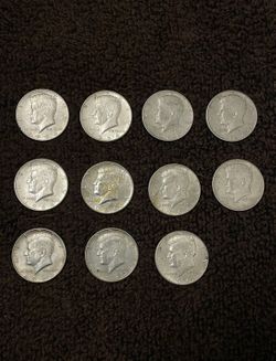 1964 Half Dollars 90% Silver