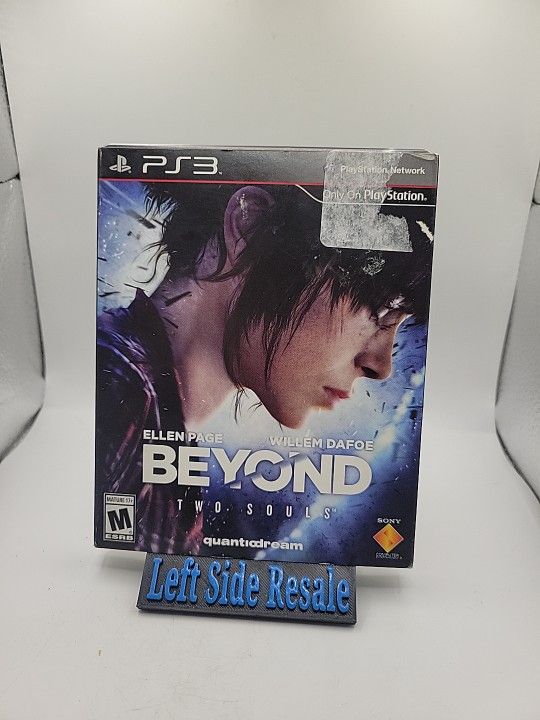 Beyond Two Souls Steelbook (Sony PlayStation 3 , PS3 2013) - CIB W/ Slipcover -