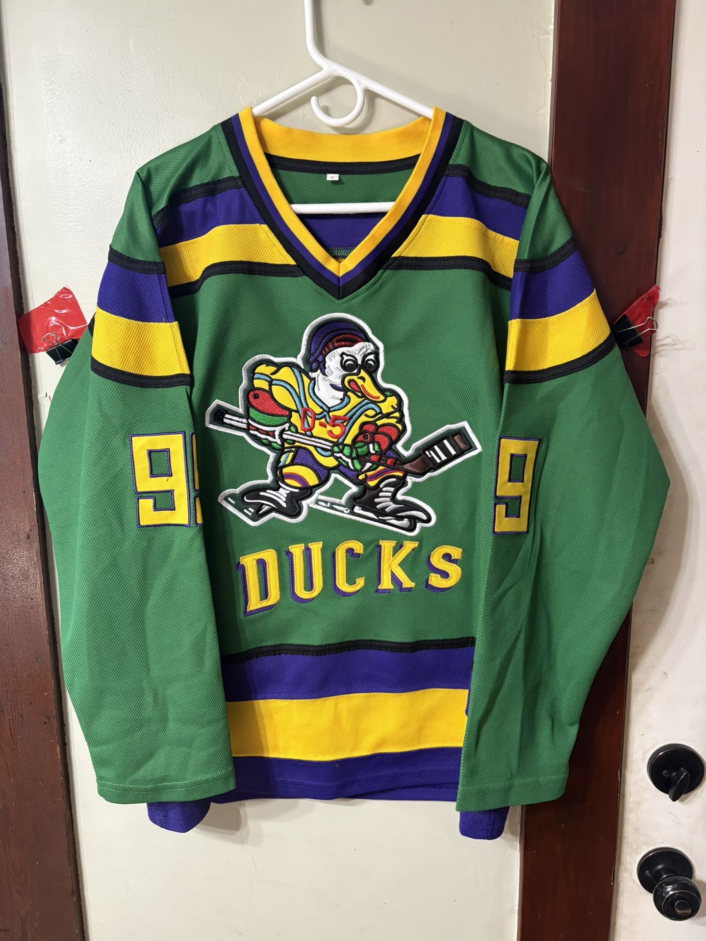 Mighty Ducks Small Banks Jersey #99