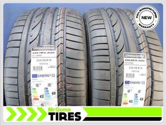 2 New Bridgestone Dueler H/P Sport RFT XL 255/50R19 107V Run Flat Tires 2555019