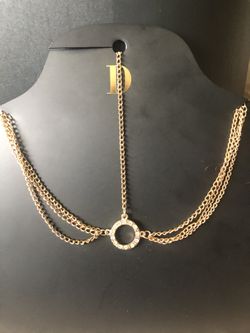 Women’s Statement Gold Chain Princess Khaleesi Draping Crown new Accessory