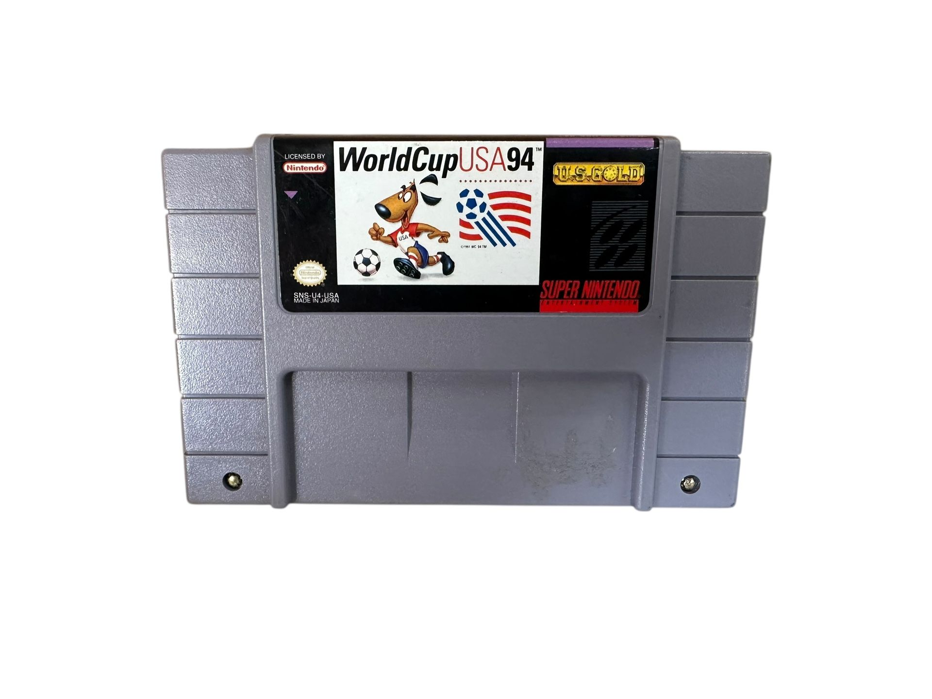 World Cup USA '94 Super Nintendo SNES Authentic Working Free Fast Shipping
