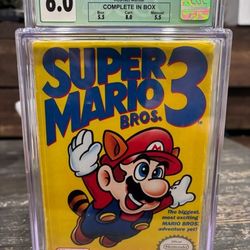 Super Mario Bros 3 CGC 6 