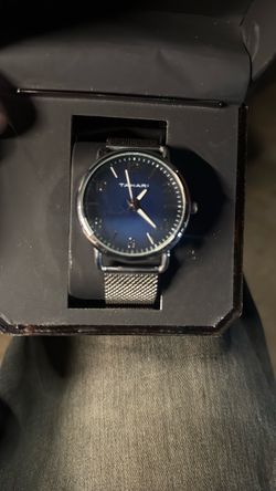 Tahari Watch with Blue Dial and Mesh Band