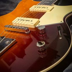 Yamaha Revstar Rss02t P90 Electric Guitar Chambered Standard Orange