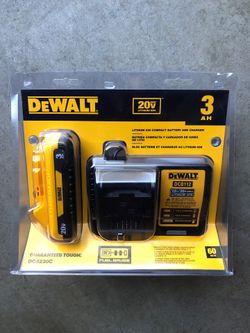 Dewalt Charger and 3 AH Battery