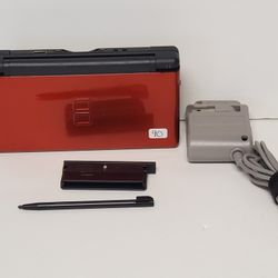 Nintendo DS Lite Black Crimson Red *SUPER CLEAN*