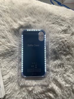 iPhone X selfie case with lights