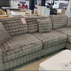 OM• $38 Initial • Brand New Neum Sectional With Chaise 