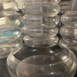 Acrylic Clear Glass Centerpiece Bowl Vases