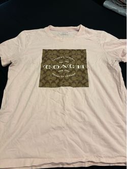 Pink coach shirt