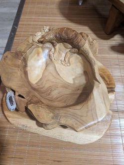 Carved bowl centerpieces