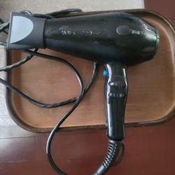Black Hair Dryer With Turbo Power