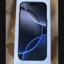 New Sealed iPhone 16 Pro 256gb Black Titanium T-mobile Metro PCs !!!!!!!!