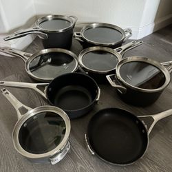 Calphalon Premier Space-Saving 14-Piece Nonstick Cookware Set