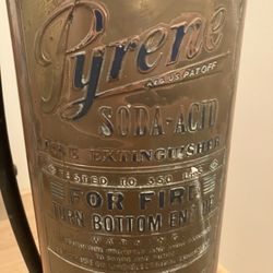 Copper Fire Extinguisher 