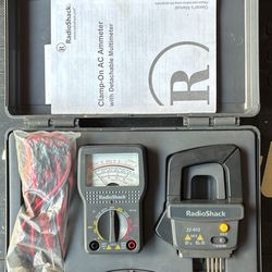 Radio Shack 22-602 AC Ammeter Probe Analog Multimeter 12 Range