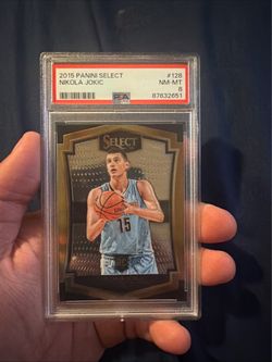 2015 Panini Select Nikola Jokic RC PSA 8