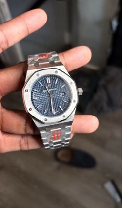 Audemars Piguet Royal Oak 41mm Blue Dial Stainless Steel Bracelet Men's Watch
