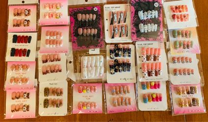 Press-On Nail Art Sets $5 each set
