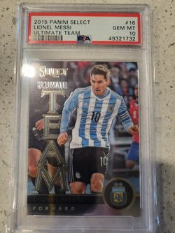 2015 Panini Select Ultimate Team Lionel Messi 16