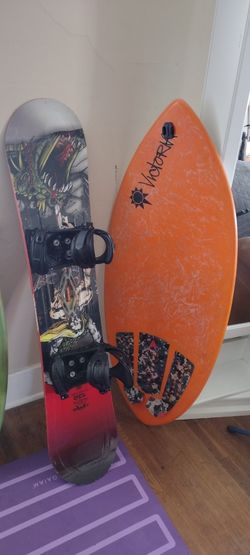 Skimboard And Snowboard 132cm