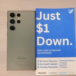 Samsung Galaxy S25 Ultra 256gb Unlocked FREE Smartwach/ Headphones. Pay $1 Today Rest in payments. NO CREDIT NEEDED FINANCING 