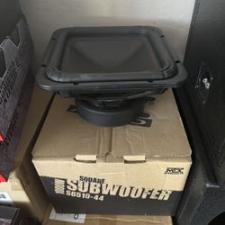 Mtx Car Audio . 10 Inch Square Car Stereo Subwoofer . High Quality New 