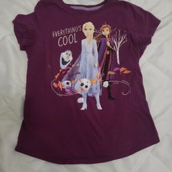 Frozen Girls Shirt Size L