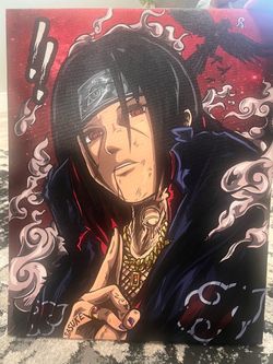 Sasuke Naruto Anime Canvas Print