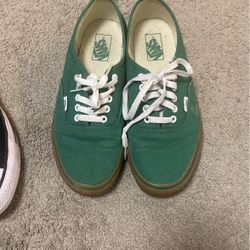 Men’s Vans 9/12 Green Sneakers 