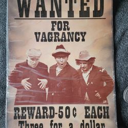 Three Stooges Tin Sign 